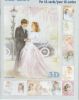 Feuilles à découper 3D Mariage