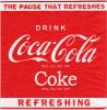 Serviette papier Coca Cola