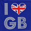 Serviette papier I Love GB 33 cm X 33 cm 3 plis