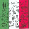 Serviette papier motif Bella Italie 33 cm X 33 cm 3 plis