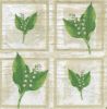 Serviette papier muguet 33 cm X 33 cm