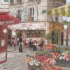 Serviette papier Paris place des fleurs 33 cm X 33 cm