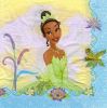 Serviette papier La princesse et la grenouille