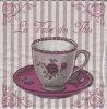 Serviette papier la valse des thes 25 cm x 25 cm 3 plis