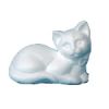 Chat couché en polystyrène 9 cm x 13,5 cm