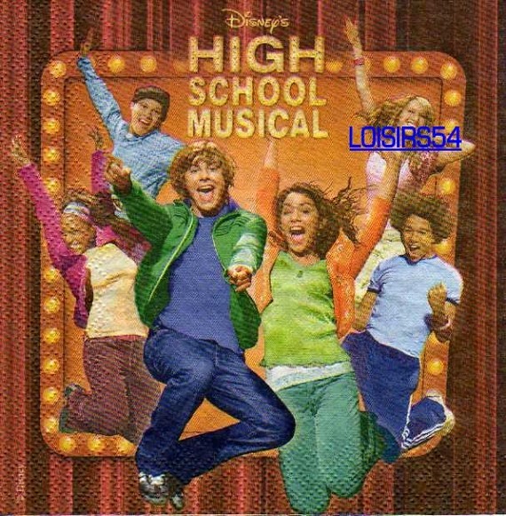 Serviette papier High School Musical.