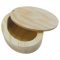 Boite ovale couvercle pivotant 140x100x32 mm
