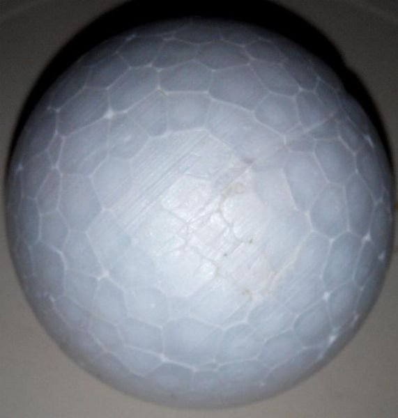 Boule polystyrène 6 cm