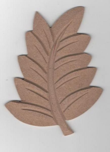 Feuille automne MDF à peindre 120 mm 