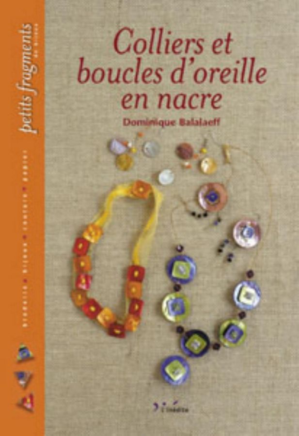 Livre boucles d'oreilles en nacre pour création de bijoux