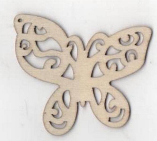 Papillon bois 65 mm x 40 mm