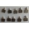 Pendentifs Breloque métal motif for you  10 mm pour bracelet lot de 10 pièces