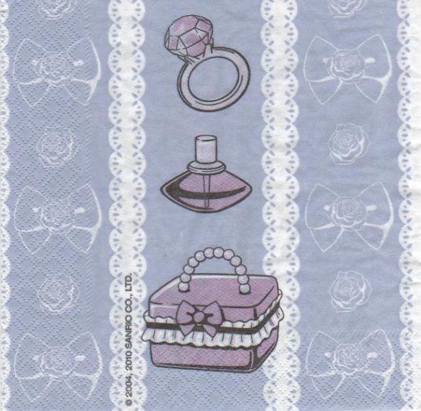 Serviette Charmmy Kitty 33 cm X 33 cm 2 plis