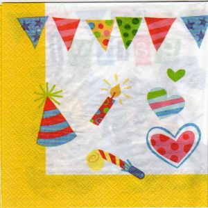 Serviette papier Baby Toon Titi 33 cm X 33 cm 2 plis