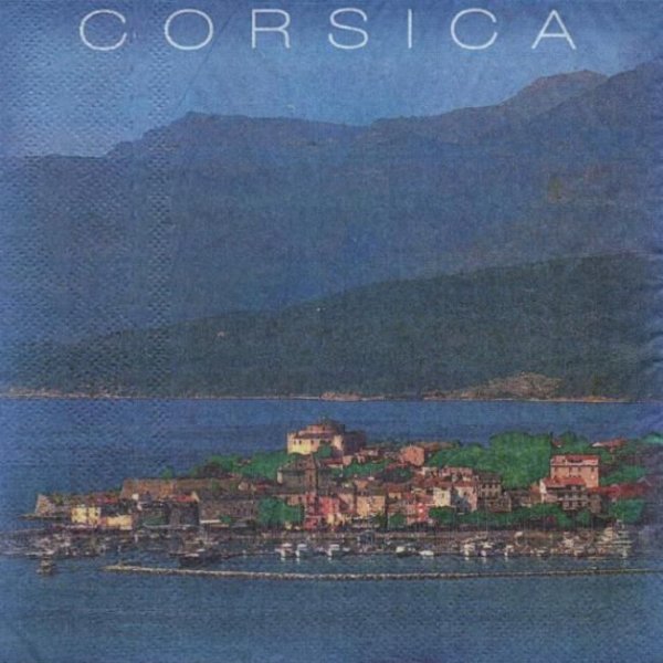 Serviette papier Corse et Bastia 33 cm X 33 cm 3 plis