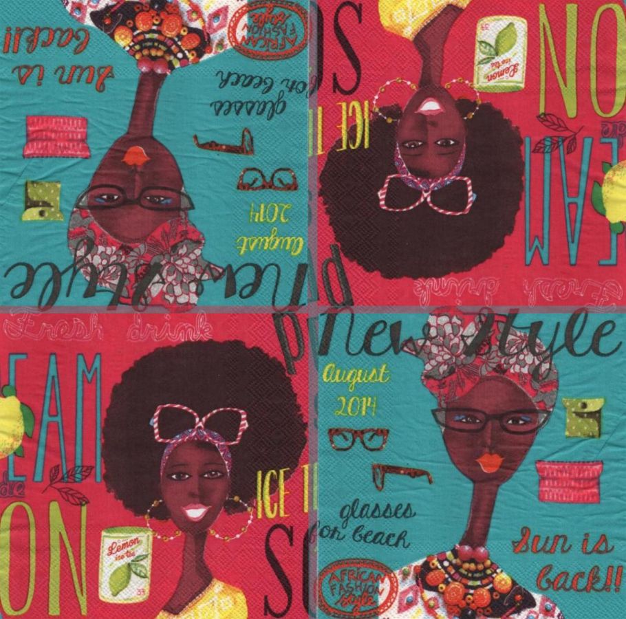 Serviette papier Ice Tea 33 cm X 33 cm 3 plis
