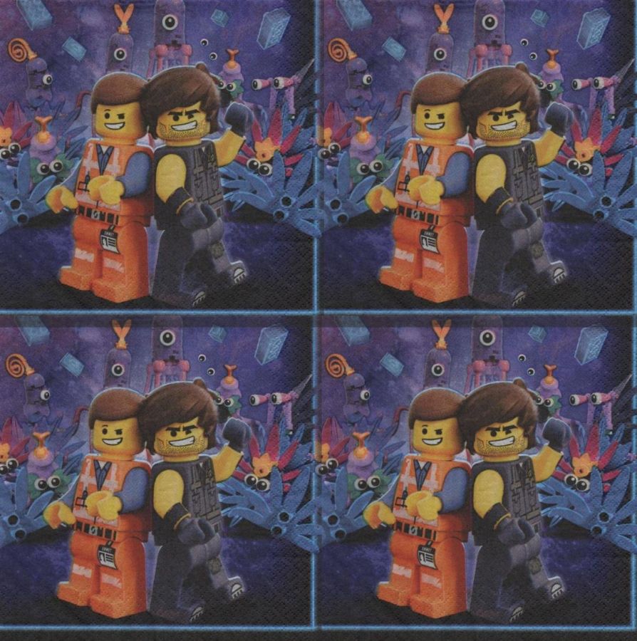 Serviette papier Lego Le Film 33 cm X 33 cm 2 plis