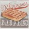 Serviette papier motif petit desserts 33 cm X 33 cm 3 plis