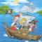 Serviette papier pirates de 33 cm X 33 cm 3 plis