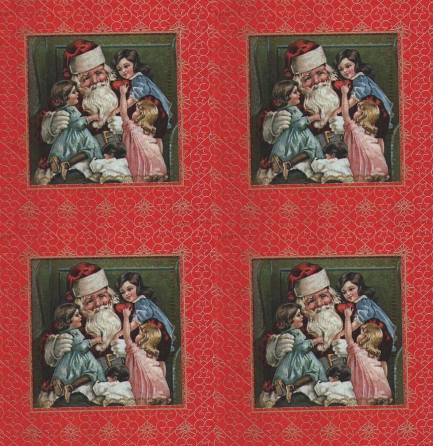 Serviette papier Saint Nicolas 33 cm X 33 cm 3 plis