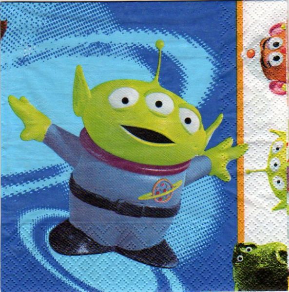 Serviette papier Toy Story 3 de 33 cm X 33 cm 2 plis