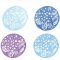 Set 4 Encreurs bleu 