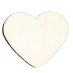 coeur bois à peindre 70 mm x 55 mm