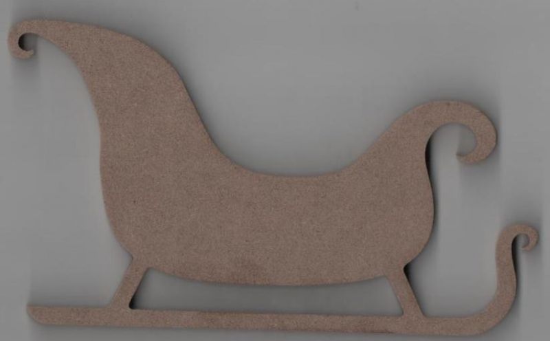 Traineau MDF à peindre 180 mm x 90 mm