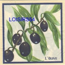 Serviette papier l'olive noire du Sud