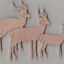 Antilopes MDF 100 mm 3 pieces