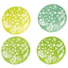 Set 4 tampons Encreurs verts