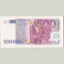 Serviette Money 500 Euro 8 cm X 16 cm 3 plis