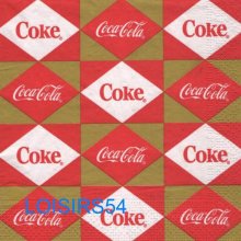 Serviette papier Cola  boisson- 33 cm x 33 cm