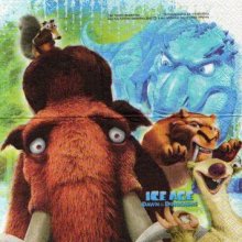 Serviette papier Age de glace 3 - 25 cm X 25 cm 2 plis