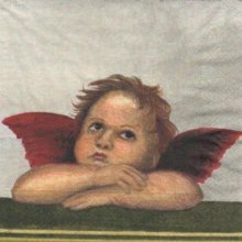 Serviette papier Ange de 33 cm X 33 cm 3 plis
