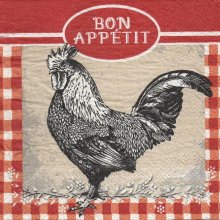 Serviette papier Bon Appétit 33 cm X 33 cm 3 plis