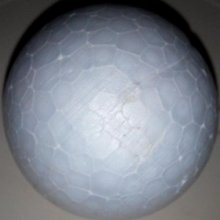 Boule polystyrène 6 cm
