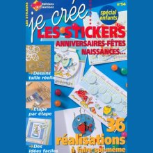 Livre Je crée les stickers Spécial enfants