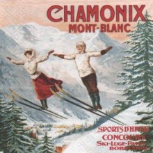Serviette papier Chamonix 33 cm X 33 cm 3 plis