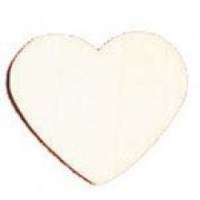 coeur en bois aimanté à peindre 70 mm x 60 mm