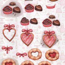 Feuilles 3D cookie et gâteaux