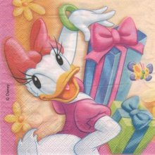 Serviette papier Daisy de 33 cm X 33 cm 3 plis