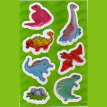 Stickers 3D dinosaures autocollants scrapbooking