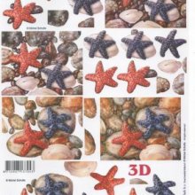Feuille 3D étoile de mer