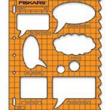 Gabarit de forme ShapeTemplate Fiskars bulles de B D 