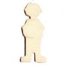 Support bois garçon en bois à peindre 80 mm x 30mm