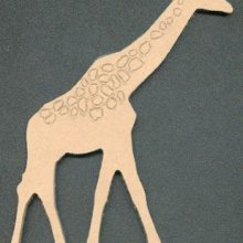 Girafe MDF 120 mm  x 60 mm