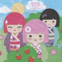 Serviette papier Kimmi Junior - 33 cm X 33 cm 3 plis