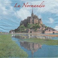 Serviette papier La Normandie 33 cm X 33 cm 2 plis