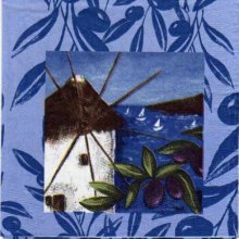 Serviette papier Moulin du Sud 33 cm X 33 cm 3 plis